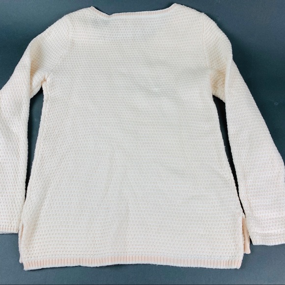 JCrew-White-LongSleevesTop-Small. - Picture 4 of 5